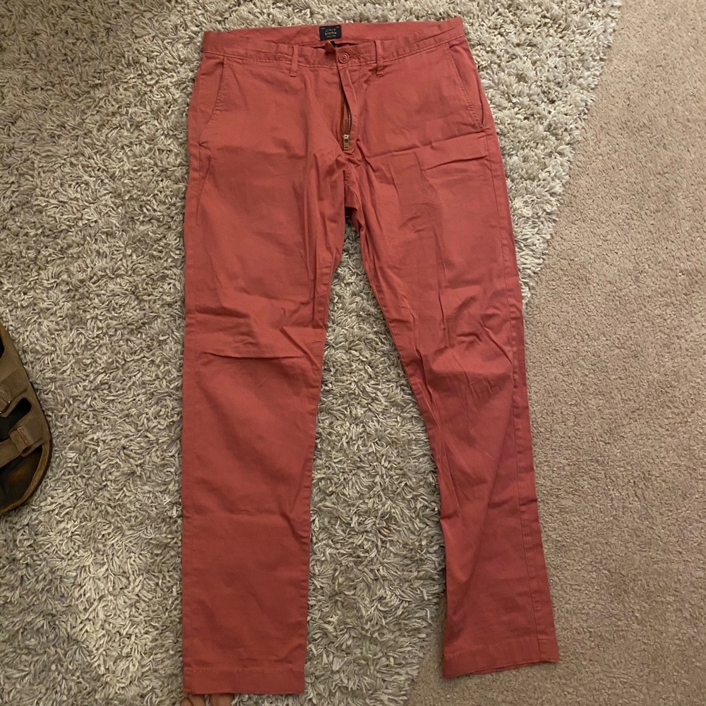 J. Crew Stretch Pants - Salmon